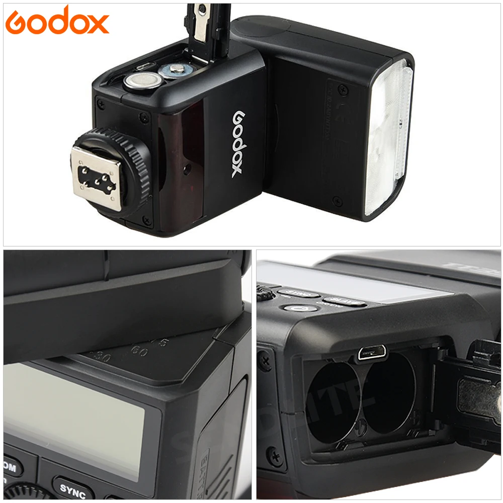  Godox Mini Speedlite TT350C TT350N TT350S TT350F TT350O Camera Flash TTL HSS GN36 for Canon Nikon S