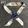 New Silk Small Women Fashion Scarf Hair Bags Handle Decoration Tie Multifunction Hand Ribbon Scarf 4*100cm M30 4