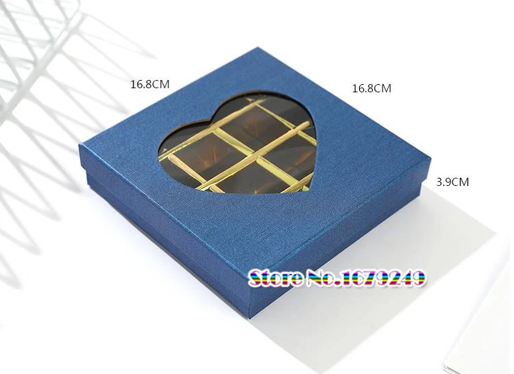 16 lattice Chocolate Candy Box Valentine Paper Christmas Birthday candy Packaging Storage Boxes 50pcs/lot | Дом и сад