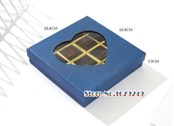 

16 lattice Chocolate Candy Box,Valentine Chocolate Paper Box Christmas Birthday candy Packaging Storage Boxes 50pcs/lot