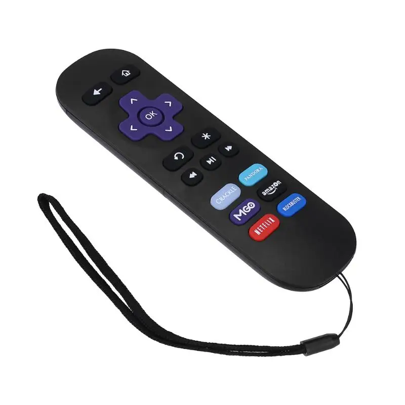 

Replacement Smart TV Remote Control for ROKU 1/2/3/4 LT HD XD XS with Strap Control Smart LCD LED Remote Control Controller