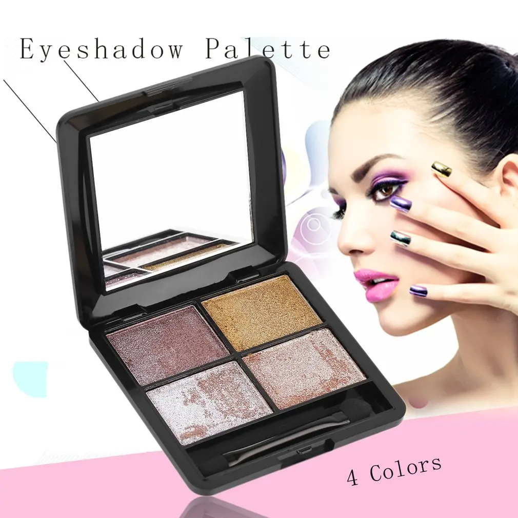 

Waterproof Glitter Eyeshadow Palette Makeup Matte Smoky Colorful Cosmetics Powder Fashion Style Shining Eye Shadow easy use