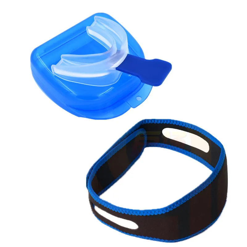 Moree Anti Snoring Chin Strap Belt Jaw Supporter Nasal Strips CPAP+Stop