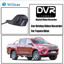 YESSUN для Toyota Hilux Автомобильная фронтальная камера видеорегистратор для вождения видео рекордер для iPhone Android Функция управления приложением