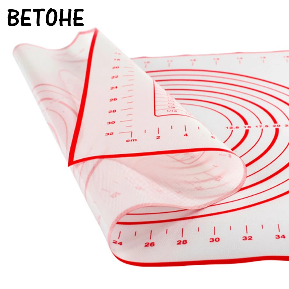 

3 Type Size Silicone Baking Mat Pizza Dough Maker Pastry Kitchen Gadgets Cooking Tools Utensils Bakeware Accessories Products