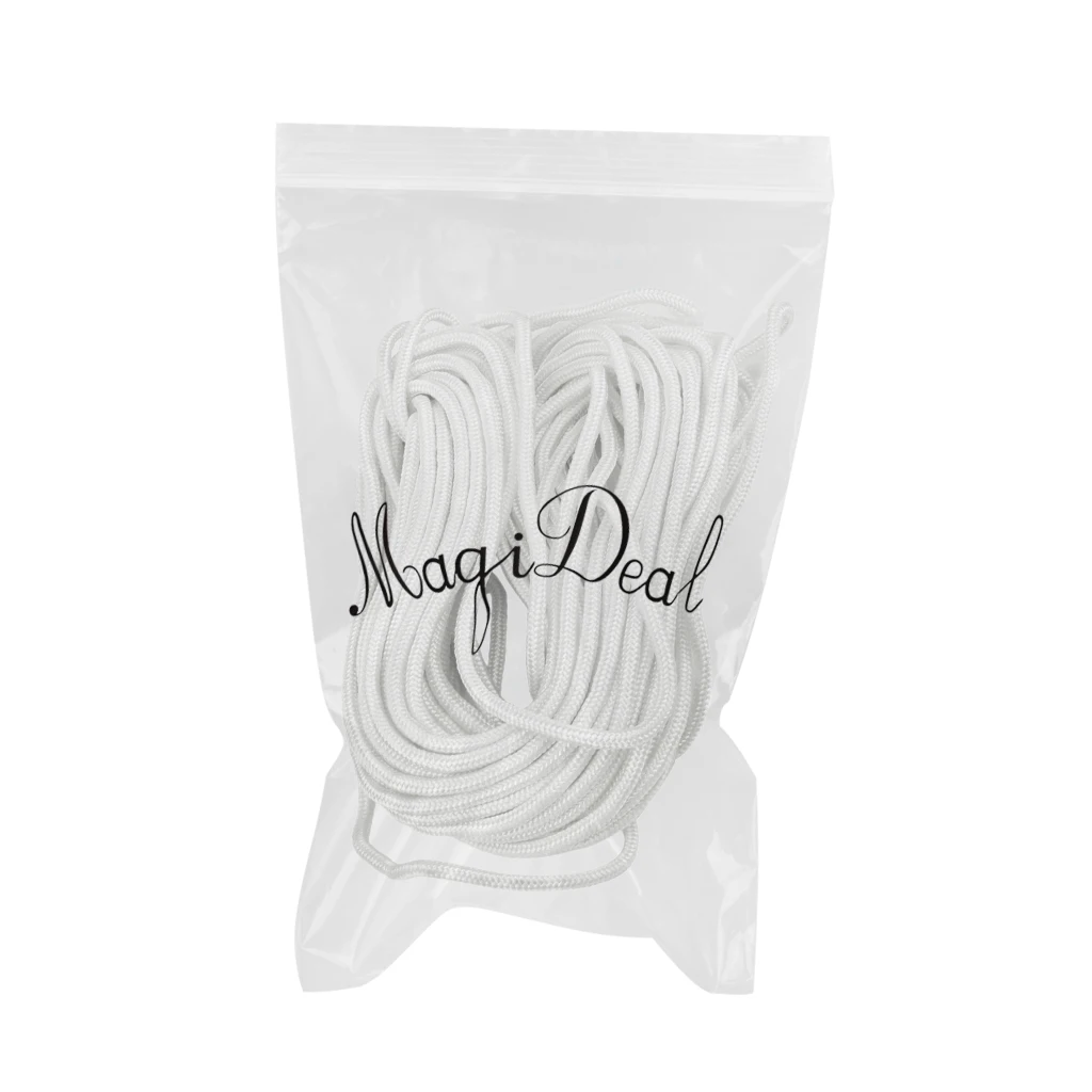 Durable 20 Meters 6MM Twisted Polyester Nylon Braided Boat Mooring Anchor Rope Line Anchor Boat  Rope 