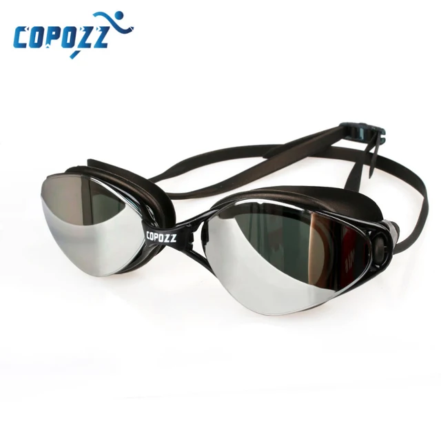 US $8.81 Brand New Professional Swimming Goggles AntiFog UV Adjustable Plating men women Waterproof silicon