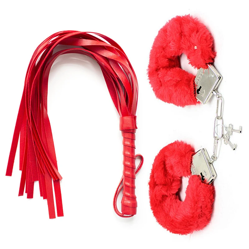 بدسم عبودية مجموعة أفخم أصفاد مع سوط الجنس الرقيق ألعاب للكبار سباق ركوب الحصان Flogger المثيرة اكسسوارات للأزواج بدسم عبودية مجموعة أفخم أصفاد مع سوط الجنس الرقيق ألعاب للكبار سباق ركوب الحصان Flogger المثيرة اكسسوارات للأزواج