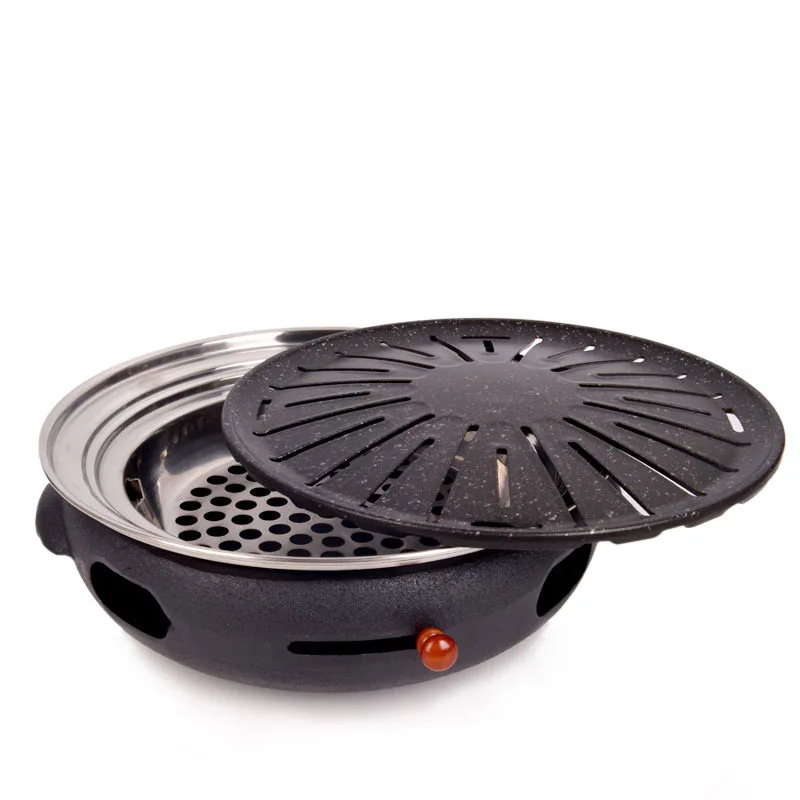 Non stick Charcoal BBQ Grill Portable Outdoor Camping ...