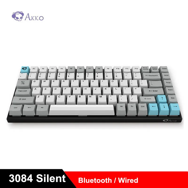

AKKO 3084 Silent Mechanical Keyboard PBT Keycap Cherry MX Switch Gaming Keyboards Bluetooth Wired Dual Mode