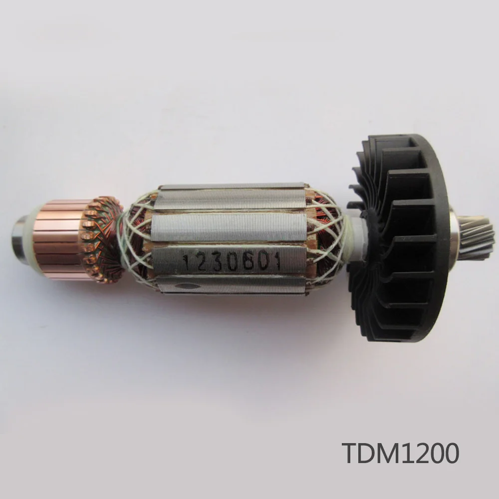 Ac 220v Drive Shaft Electric Hammer Armature Rotor For Bosch Tdm1200