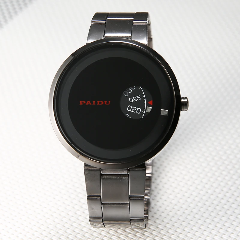 

2016 PAIDU New Unique Design Mens Quartz Watches Full Steel Band Turntable Special Design Casual WristWatch Mens Relogio Relojes
