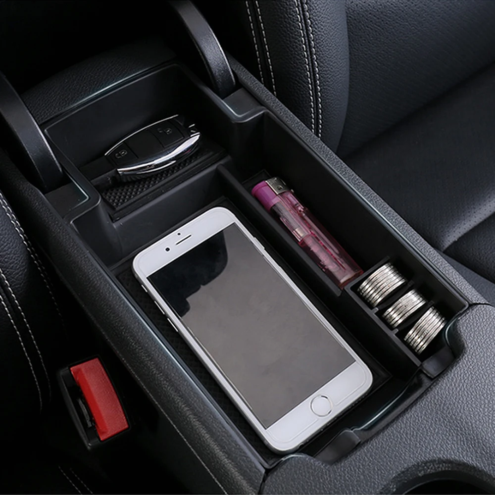

Auto Box for Mercedes Benz CLA GLA W176 A Class A180 W246 B Class 2011-14 Central Armrest Storage Box Container Tray Organizer