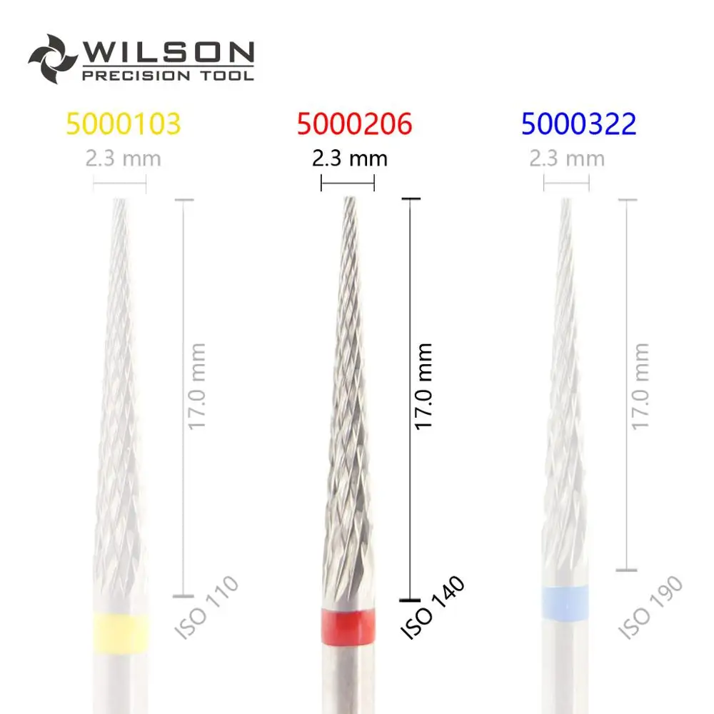 Conical Shape ISO 180 023 - Cross Cut - HP WILSON Tungsten Carbide Dental Lab burs Conical Shape ISO 180 023 - Cross Cut - HP WILSON Tungsten Carbide Dental Lab burs