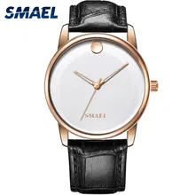 Watch Quartz SMAEL Men Watches With leather band Water Resitant Quartz Clock Men Gift SL-1897 Casual Luxury Leather Wrist Watch clock casual ladies brand designer watches luxury watch men 2016 leather band analog alloy quartz wrist watch