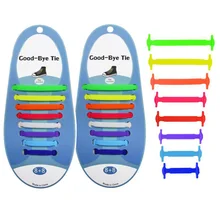 16 шт./партия, силиконовые шнурки, эластичные шнурки для обуви, специальные шнурки без галстука для мужчин и женщин, шнуровка, резина, Zapatillas, 13 цветов