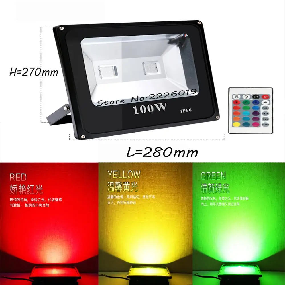 СВЕТОДИОДНЫЙ Цветной Прожектор наружный цвет RGB меняющийся прожектор садовый пейзаж фото дерево освещение водонепроницаемый прожектор