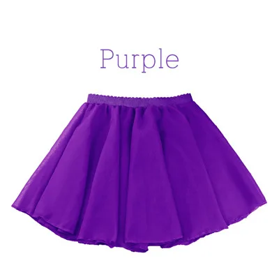 Ballet Dance Skirt Children Dance Dresses Kids Skirt Girls Ballet Dress Dance Wear Summer Chiffon Skirts Purple