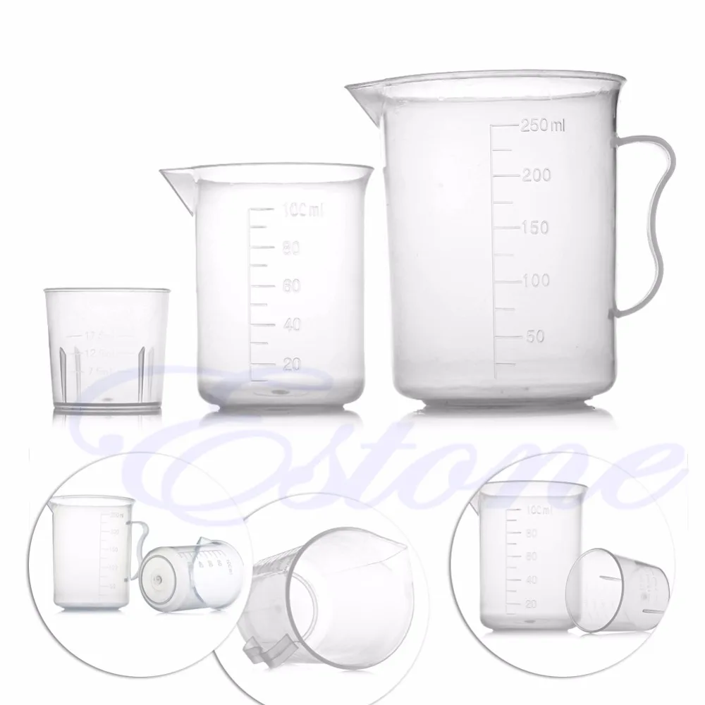 

100/250ML Plastic Measuring Jug Cup Graduated Surface Cooking Bakery Kitchen Tools & Gadgets