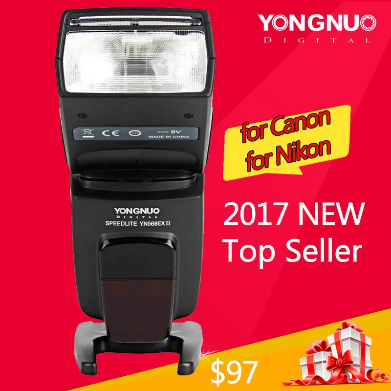 Prix pour Yongnuo YN-568EX II YN568EX II Sans Fil TTL HSS Flash Speedlite pour Canon 5D3 5D2 6D 7D Nikon D800 D750 D7100 Prix pour Yongnuo YN-568EX II YN568EX II Sans Fil TTL HSS Flash Speedlite pour Canon 5D3 5D2 6D 7D Nikon D800 D750 D7100