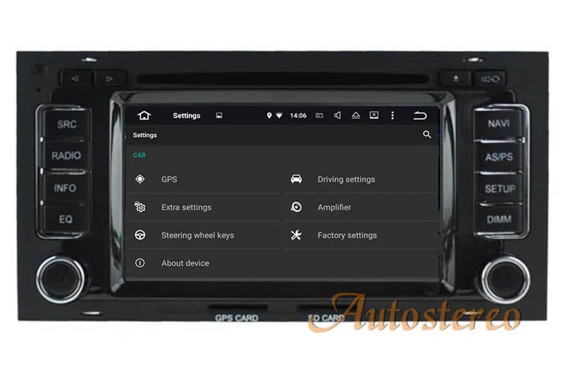 Android 7.1 4 ядра dvd-плеер автомобиля для VW Volkswagen Touareg 2003-2010 Car GPS навигации стерео Радио Bluetooth WI-FI