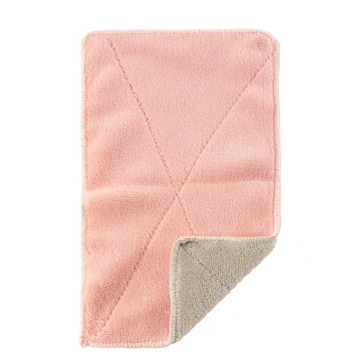 Water absorbent dishcloth thicken table cloth towel kitchen no oil no hair cleaning cloth towel