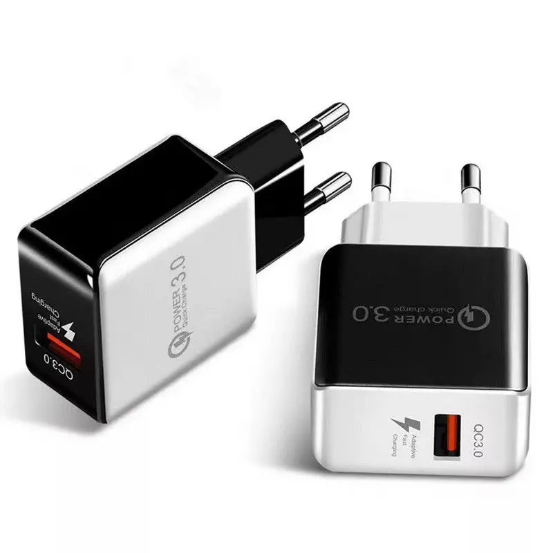 

Quick Charging QC 3.0 5V/3A USB Charger For iPhone XS 7 8 EU/US Fast Wall Travel Charger For Samsung Xiaomi mi9 Huawei LG