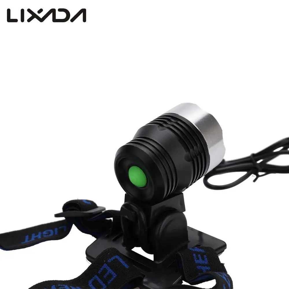 

Lixada LED Bike Cycling Light 1200lm T6 Cycling Front Light Floodlight rechargeable battery handlebar Headlight For Running