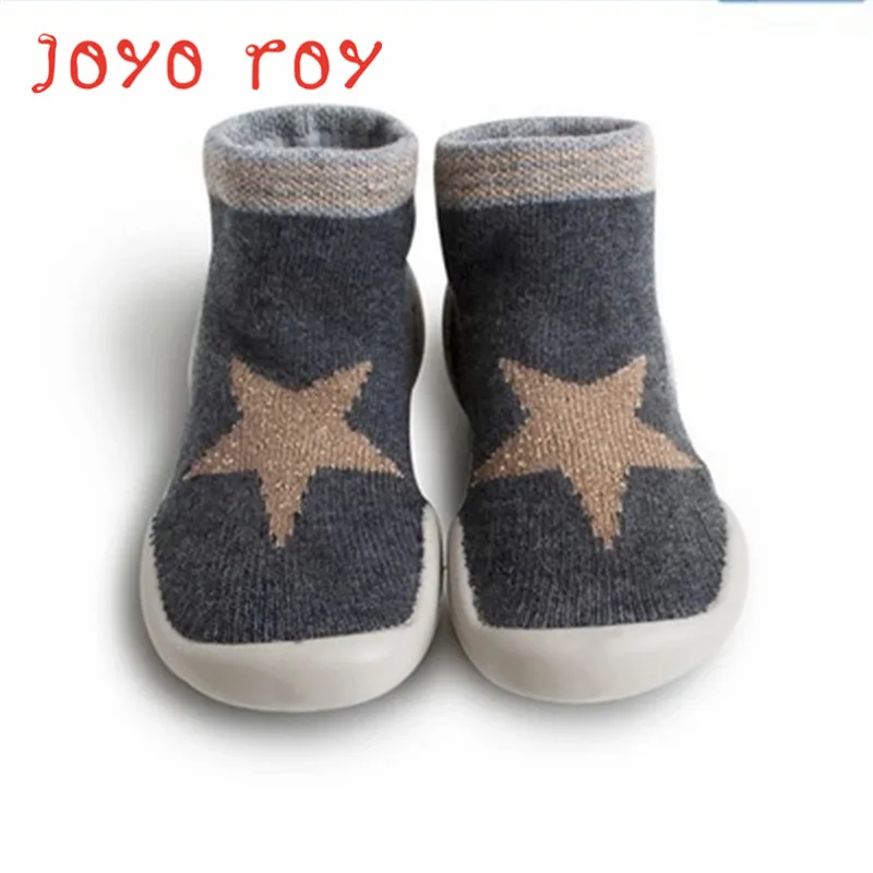 

Joyo roy Children's non-slip floor shoes 0-2 boys girls baby toddler anti-skid shoes infant rubber sole floor sock shoes dj0119R