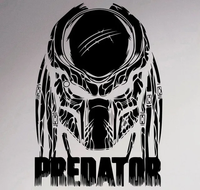 Predator Movie Wall Sticker Film Poster Retro Vinyl Decal Home Interior