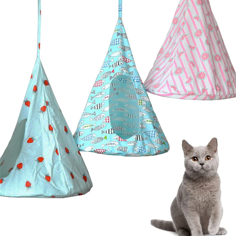 

Leisure Pet Cat Hammock Cat Kennel Pet Swing Comfortable Cat Basket Climbing Frame Cat Safety Rack Pet Supplies Furniture