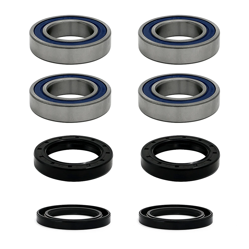 Both Rear Axle 4 Wheel Bearing 4 Seal Kit For Suzuki Atv King Quad 300