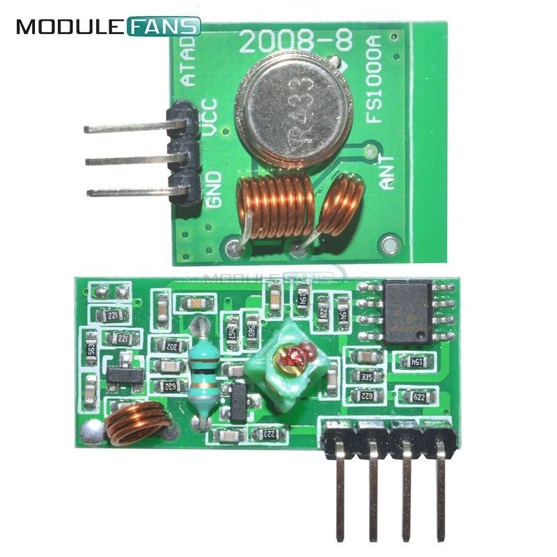 10 пар 433 МГц DC 5 в RF передатчик приемник связь комплект для Arduino/ARM/MCU внешняя