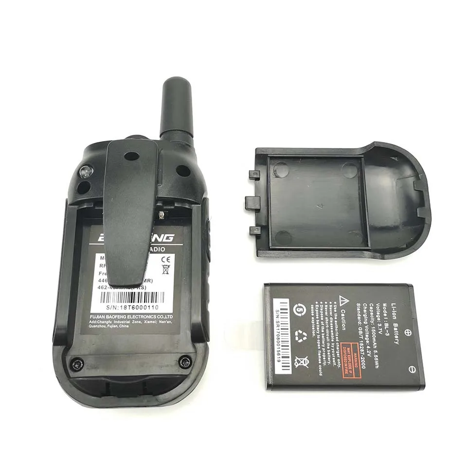 New hot item 2pcs BF-T6 baofeng two way radio portable radio walkie talkie CB Radio station Kids Handheld Communicator ham radio