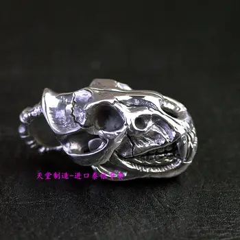 

Thailand imports, 925 silver beast Skull Pendant