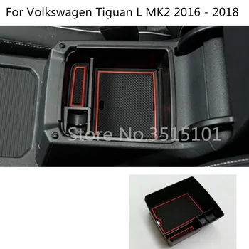 

Storage Container Center Console Cup Holder Gear Box Frame Armrest For Volkswagen Tiguan L TiguanL MK2 2016 2017 2018 2019 2020