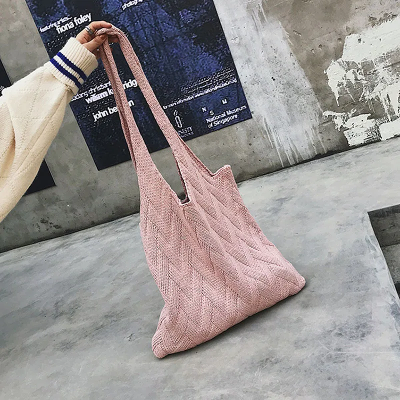 Autumn New Women Fahsion Straw Bags INS Popular Female Exquisite Handbag Large Lady Holiday Weave Shoulder Bag Knit Bolsa SS3399 (10)