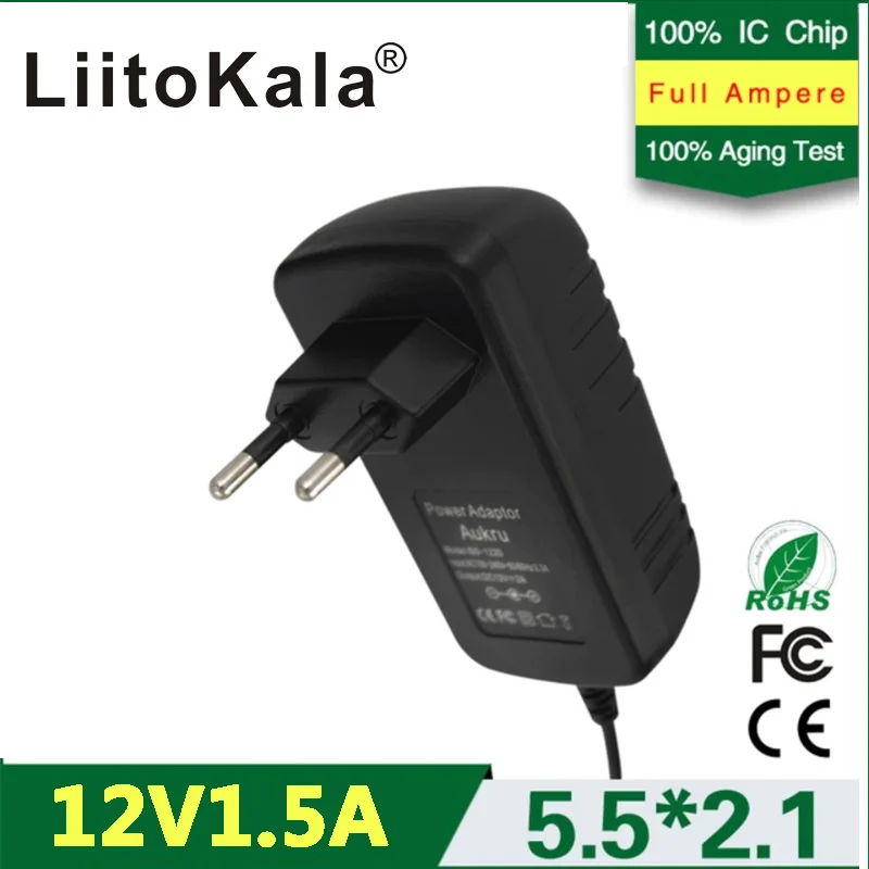 

Liitokala 12V-1.5A power adapter to monitor the power supply DC5.5*2.1mm port