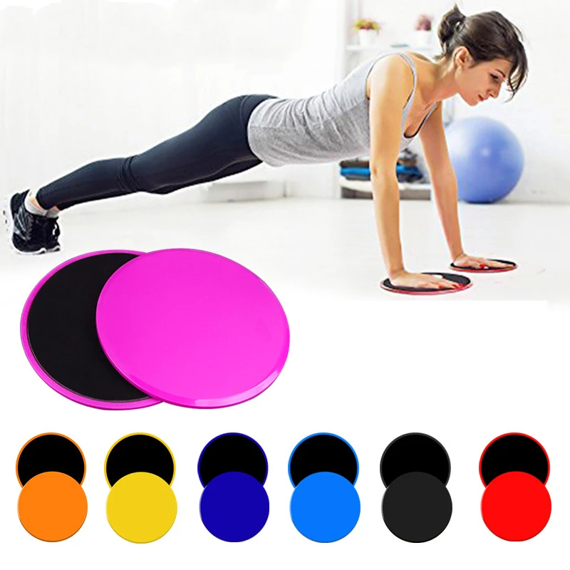 

2 pcs Exercise Slider Gliding Discs Fitness Disc Sliding Plate For Yoga Gym Body Workout Abdominal Core Training Equipment