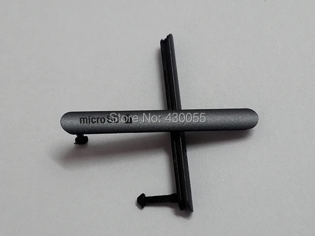 Корпус Micro SD Card+ зарядка через USB Порты и разъёмы Защита от пыли Блок Крышка+ сим-карты лоток для Sony Xperia Z3 l55t d6653 d6683