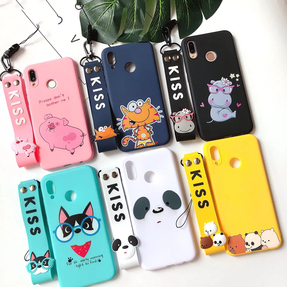 

Redmi Note 7 Case on for Funda Xiaomi Redm Note 5 6 7 Pro Case Cover S2 Kawaii Lanyard Silicone for etui Xiaomi Mi A2 Lite Case