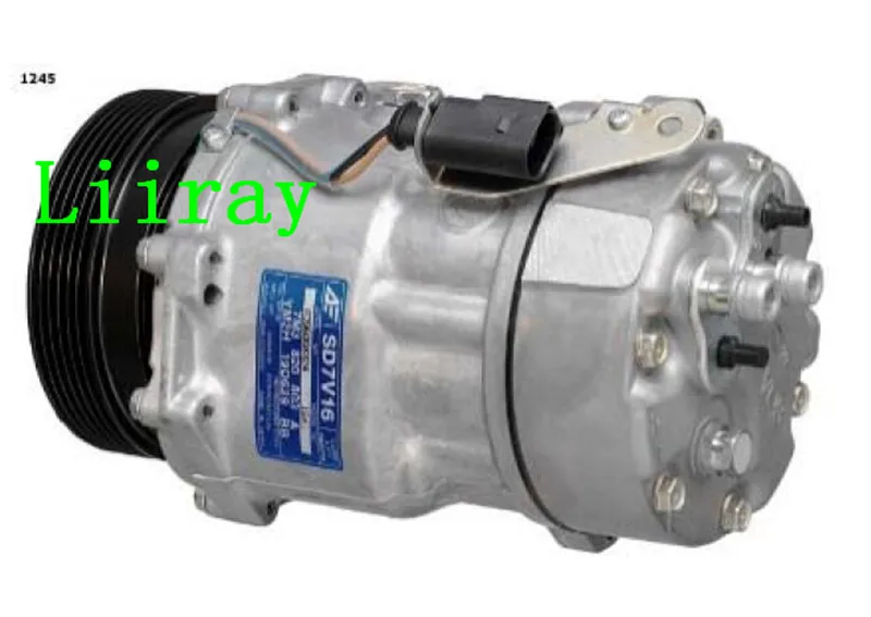 Авто ac компрессор для Audi A3 V6 VW GOL(4) sharan/1.8 OEM# 1JO820803F 7V16 6PK 120 м