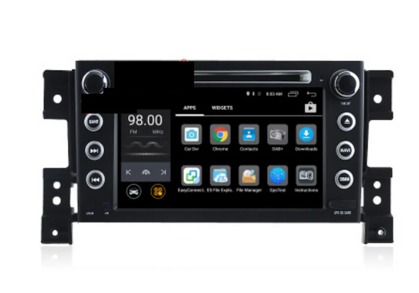 Discount by DHL or Fedex 5pcs android car DVD player for Suzuki multimedia car radio stereo gps with steering wheel camera DVR Map 1