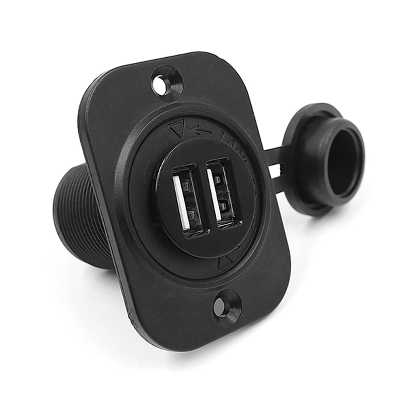 2 ميناء المزدوج usb السيارات شاحن سيارة موتوسيكلات مع ثابت abs رفرف 12 فولت شاحن سيارة للهواتف الذكية gps pad