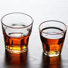 Утолщенное прозрачное Cctagonal стекло KTV бар, стеклянная чашка виски, иностранное вино, белое вино пивное стекло посуда для напитков