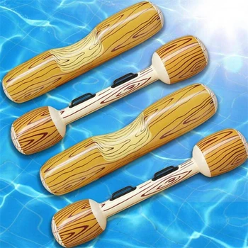 

4 PCS Floating Row, Boat Raft Collision Wood Grain Pineapple Unicorn Inflatable Sports Pool Party Water Toys