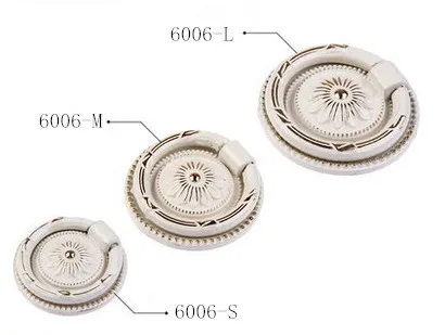 

10PCS Handle Lovry White Classic Vintage Single hole Knob Drawer Cabinet Pull
