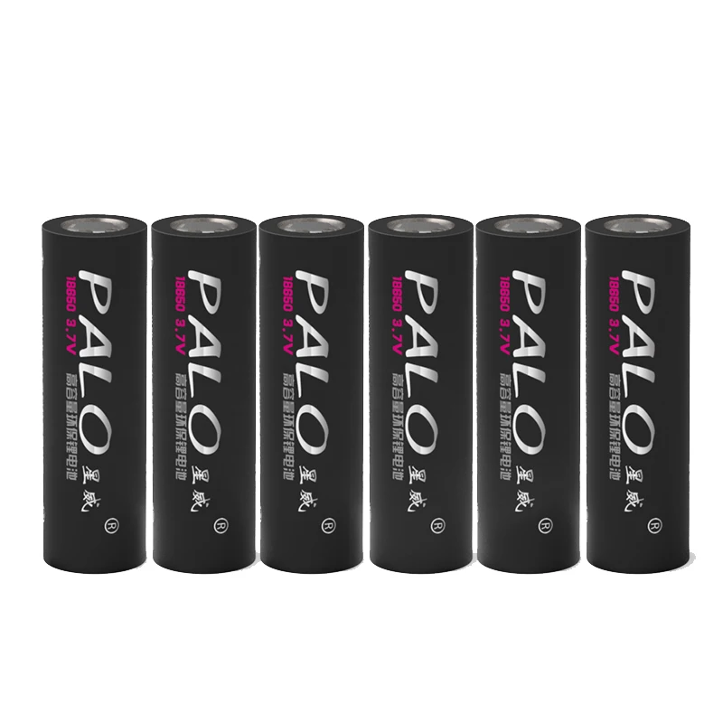 

6pcs/lot 18650 Lithium li-ion battery 2350 mAh 3.7V Rechargeable Batteries for LED Flashlight With 3pcs battery Storage box