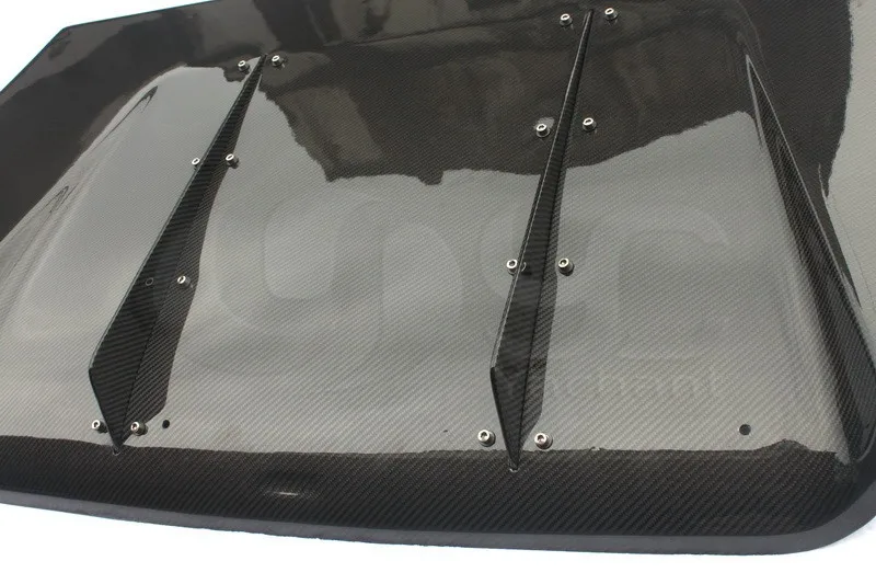 2005-2007 Mitsubishi Evolution EVO 9 JDM Varis Style Rear Bumper Diffuser Kit CF (5)