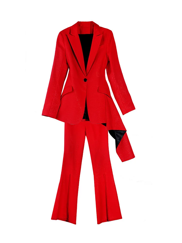 High quality women suits pants suit Ladies Office Sets Casual Blazer And Pants Formal Two Piece Feminino High quality women suits pants suit Ladies Office Sets Casual Blazer And Pants Formal Two Piece Feminino